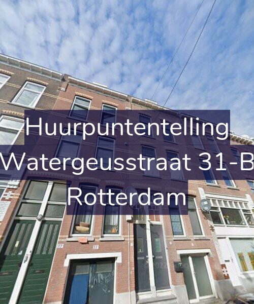Foto gevel Huurpuntentelling voor Watergeusstraat 31-B, Rotterdam