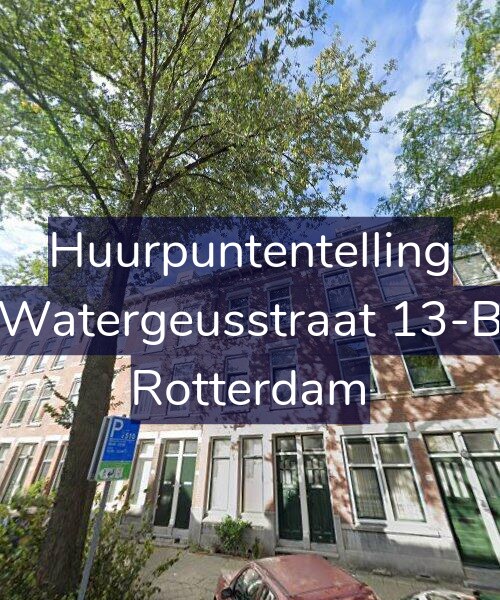 Foto gevel Huurpuntentelling voor Watergeusstraat 13-B, Rotterdam
