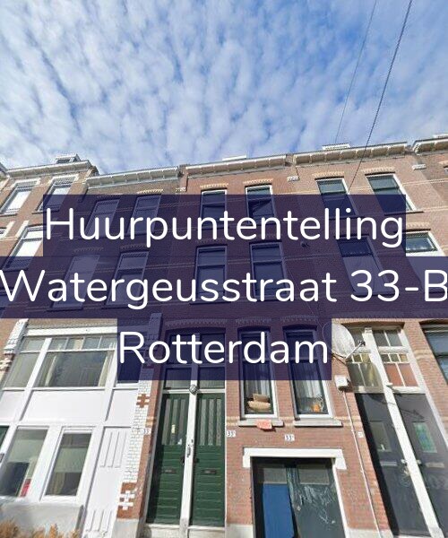 Foto gevel Huurpuntentelling voor Watergeusstraat 33-B, Rotterdam