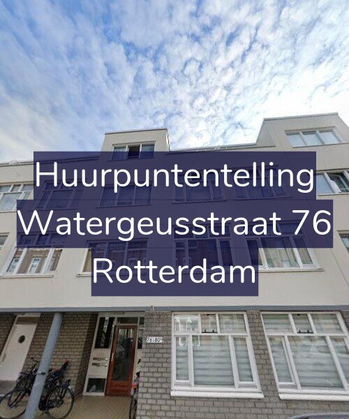 Foto gevel Huurpuntentelling voor Watergeusstraat 76, Rotterdam
