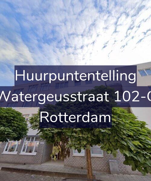 Foto gevel Huurpuntentelling voor Watergeusstraat 102-C, Rotterdam