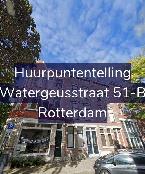 Foto gevel Huurpuntentelling voor Watergeusstraat 51-B, Rotterdam
