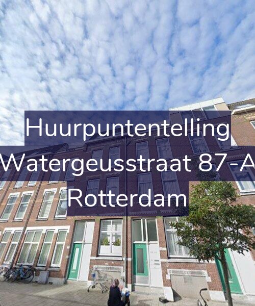 Foto gevel Huurpuntentelling voor Watergeusstraat 87-A, Rotterdam