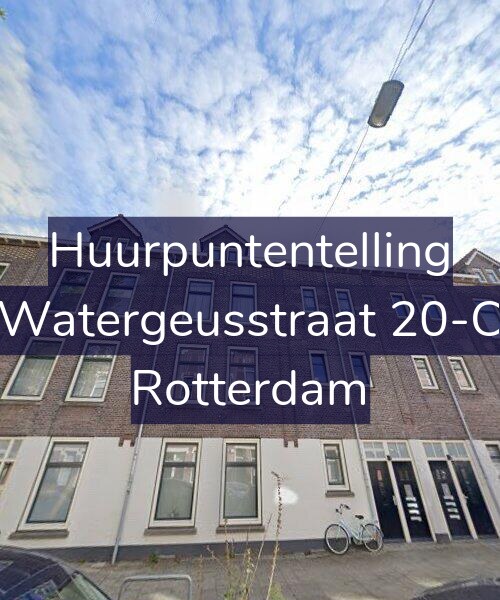 Foto gevel Huurpuntentelling voor Watergeusstraat 20-C, Rotterdam