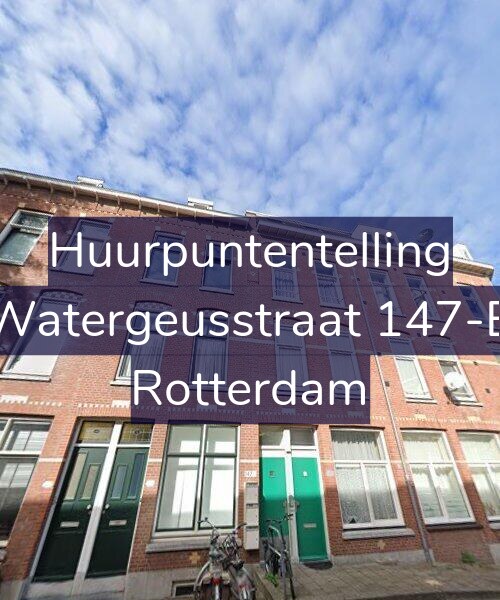 Foto gevel Huurpuntentelling voor Watergeusstraat 147-B, Rotterdam