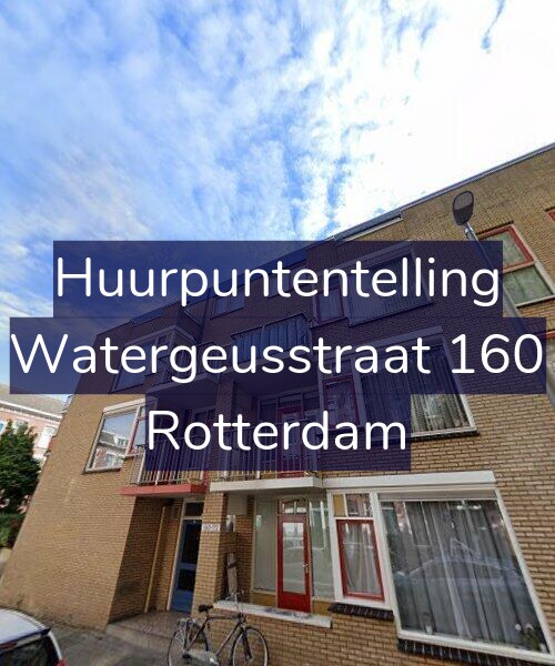 Foto gevel Huurpuntentelling voor Watergeusstraat 160, Rotterdam