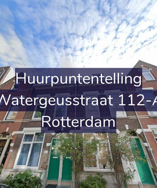 Foto gevel Huurpuntentelling voor Watergeusstraat 112-A, Rotterdam