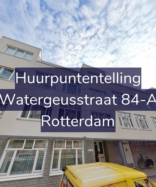 Foto gevel Huurpuntentelling voor Watergeusstraat 84-A, Rotterdam