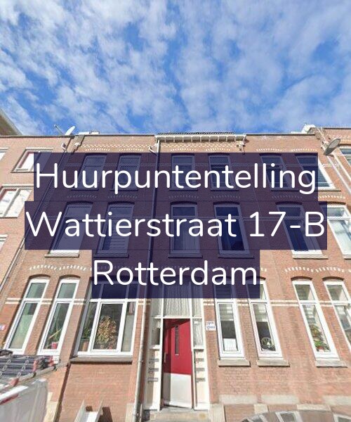 Foto gevel Huurpuntentelling voor Wattierstraat 17-B, Rotterdam