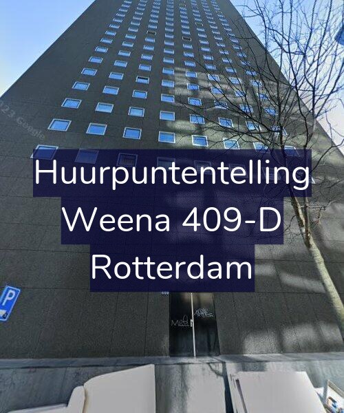 Foto gevel Huurpuntentelling voor Weena 409-D, Rotterdam