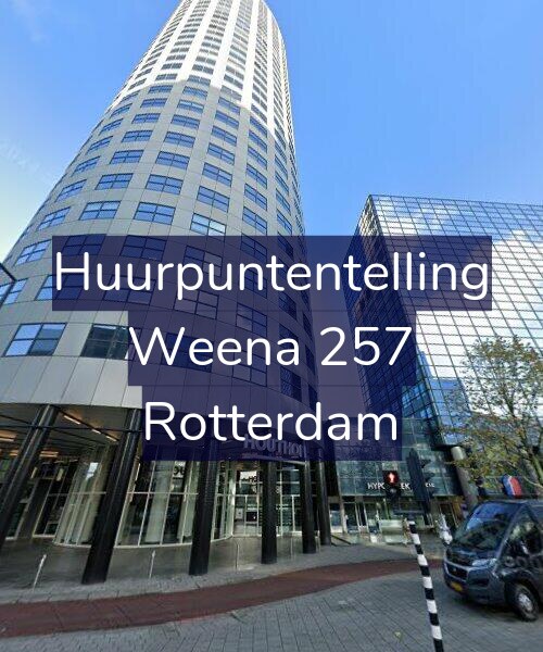Foto gevel Huurpuntentelling voor Weena 257, Rotterdam