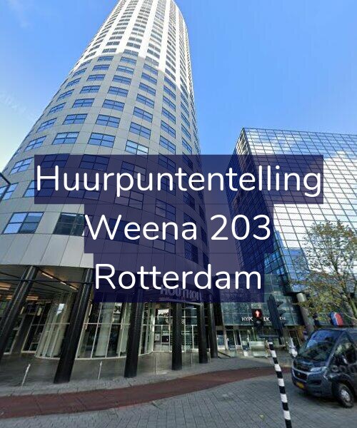 Foto gevel Huurpuntentelling voor Weena 203, Rotterdam