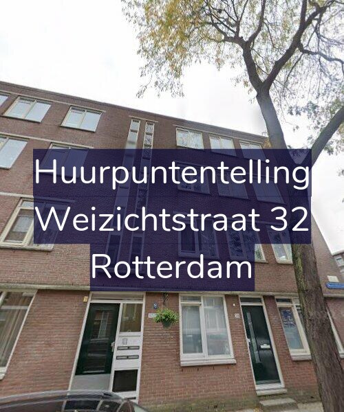 Foto gevel Huurpuntentelling voor Weizichtstraat 32, Rotterdam