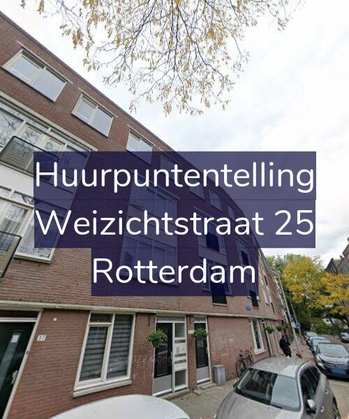 Foto gevel Huurpuntentelling voor Weizichtstraat 25, Rotterdam