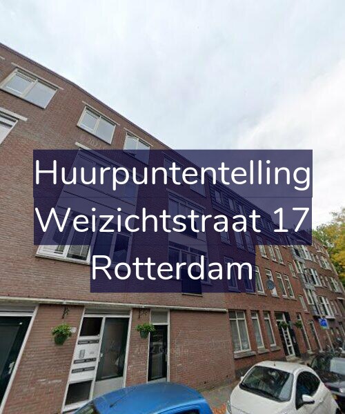 Foto gevel Huurpuntentelling voor Weizichtstraat 17, Rotterdam