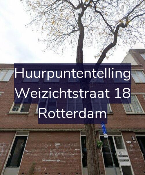 Foto gevel Huurpuntentelling voor Weizichtstraat 18, Rotterdam