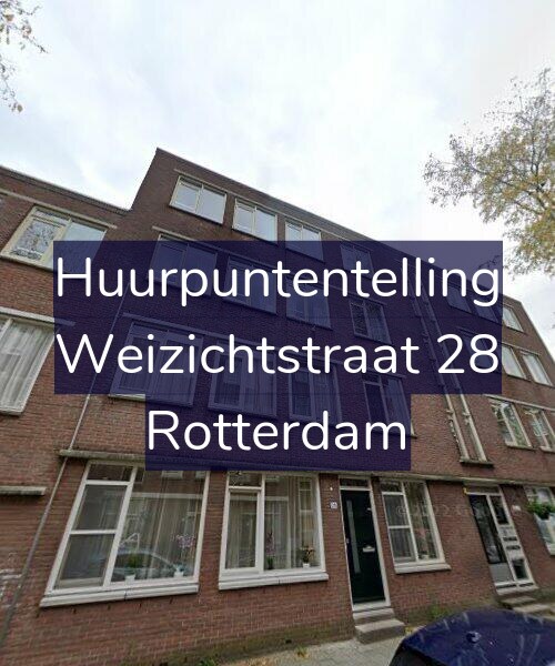 Foto gevel Huurpuntentelling voor Weizichtstraat 28, Rotterdam