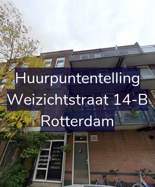 Foto gevel Huurpuntentelling voor Weizichtstraat 14-B, Rotterdam
