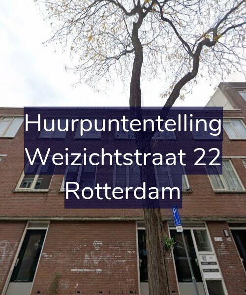 Foto gevel Huurpuntentelling voor Weizichtstraat 22, Rotterdam