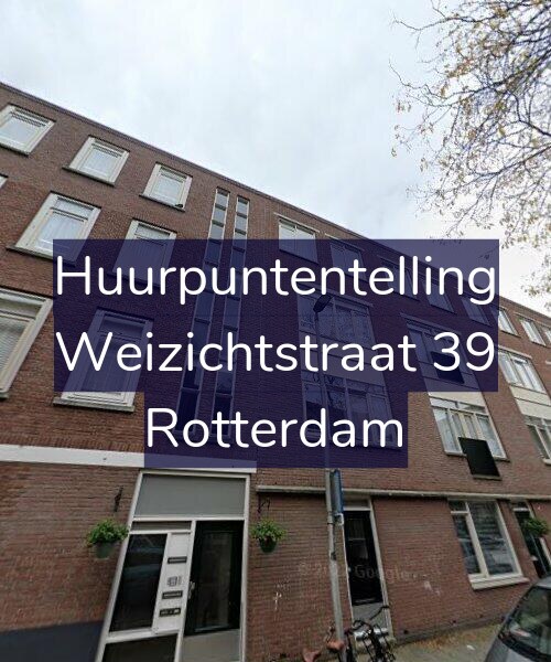 Foto gevel Huurpuntentelling voor Weizichtstraat 39, Rotterdam