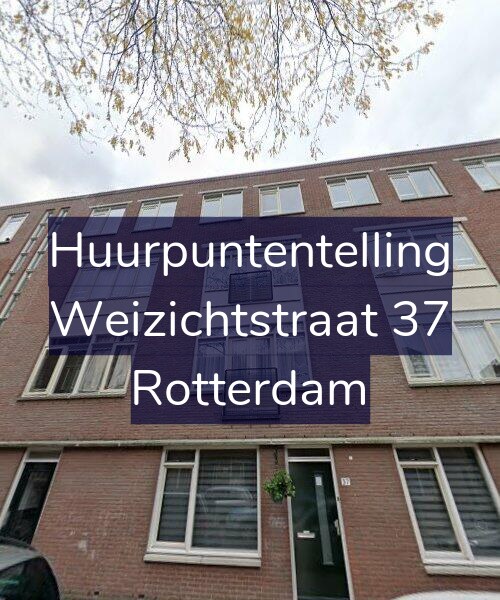 Foto gevel Huurpuntentelling voor Weizichtstraat 37, Rotterdam