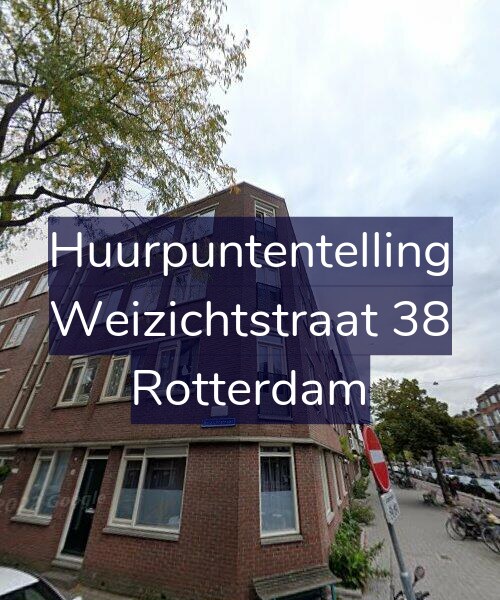 Foto gevel Huurpuntentelling voor Weizichtstraat 38, Rotterdam