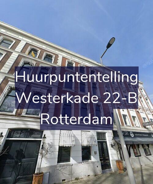 Foto gevel Huurpuntentelling voor Westerkade 22-B, Rotterdam