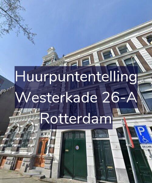 Foto gevel Huurpuntentelling voor Westerkade 26-A, Rotterdam