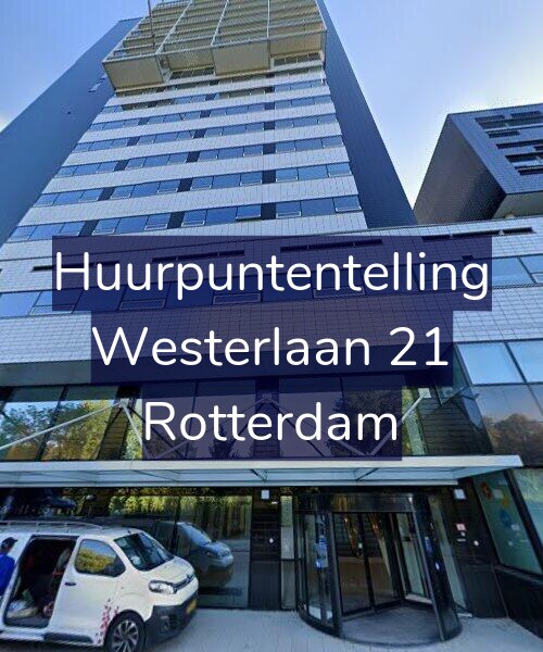 Foto gevel Huurpuntentelling voor Westerlaan 21, Rotterdam