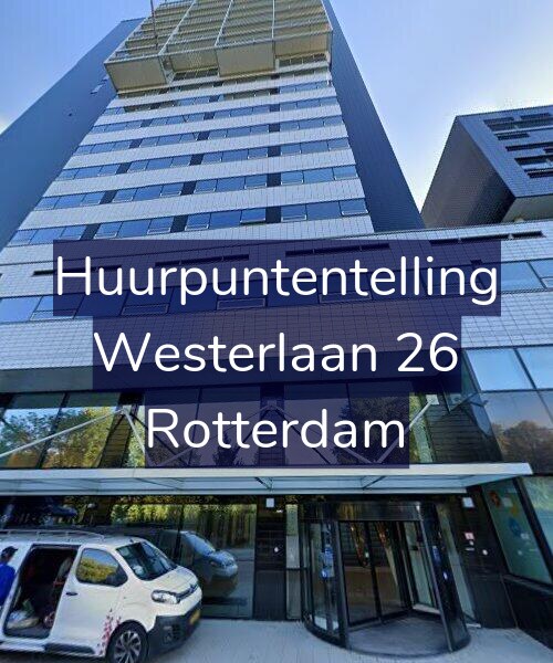 Foto gevel Huurpuntentelling voor Westerlaan 26, Rotterdam