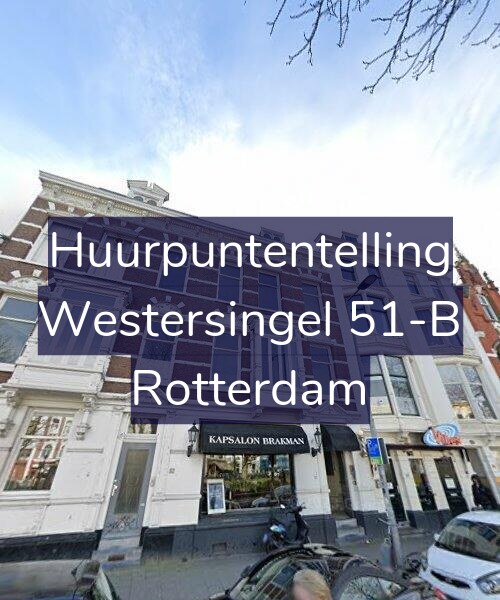 Foto gevel Huurpuntentelling voor Westersingel 51-B, Rotterdam