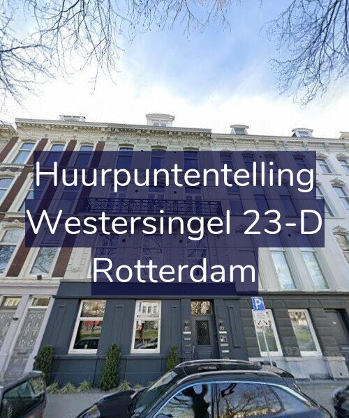 Foto gevel Huurpuntentelling voor Westersingel 23-D, Rotterdam