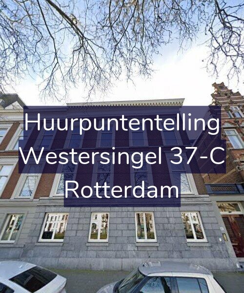 Foto gevel Huurpuntentelling voor Westersingel 37-C, Rotterdam