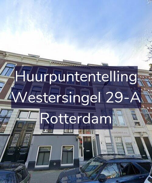 Foto gevel Huurpuntentelling voor Westersingel 29-A, Rotterdam