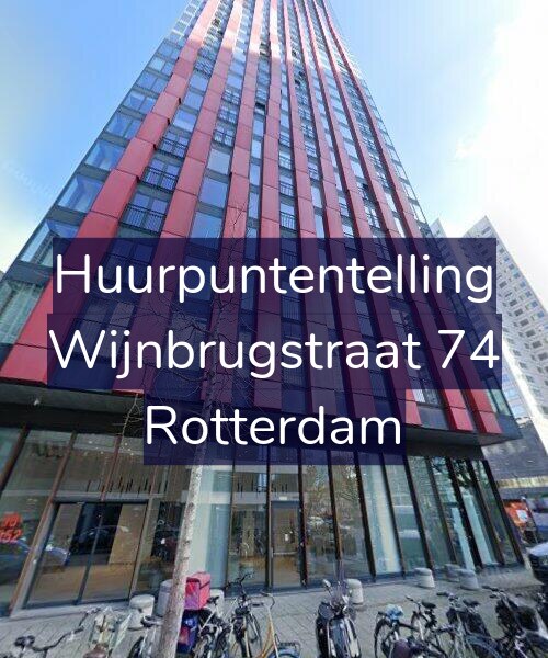 Foto gevel Huurpuntentelling voor Wijnbrugstraat 74, Rotterdam