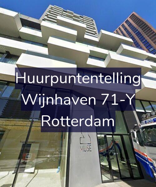Foto gevel Huurpuntentelling voor Wijnhaven 71-Y, Rotterdam