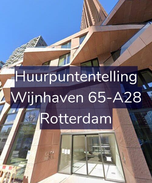 Foto gevel Huurpuntentelling voor Wijnhaven 65-A28, Rotterdam
