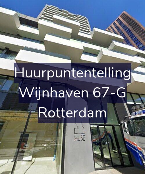 Foto gevel Huurpuntentelling voor Wijnhaven 67-G, Rotterdam