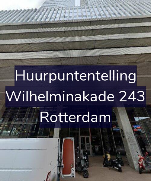 Foto gevel Huurpuntentelling voor Wilhelminakade 243, Rotterdam