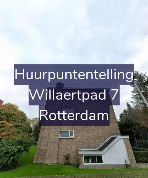 Foto gevel Huurpuntentelling voor Willaertpad 7, Rotterdam