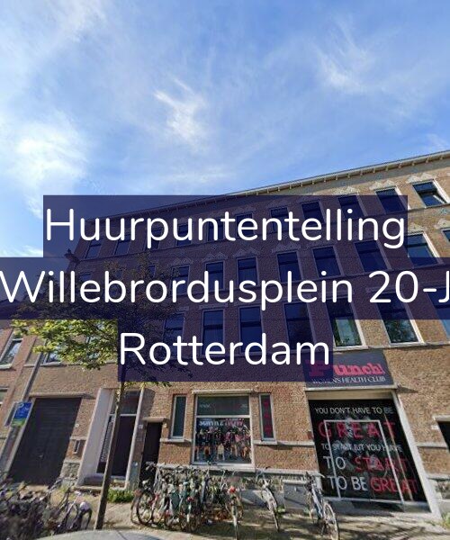 Foto gevel Huurpuntentelling voor Willebrordusplein 20-J, Rotterdam