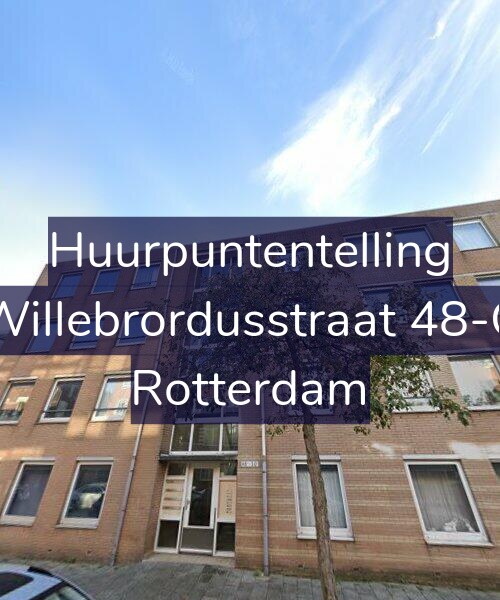 Foto gevel Huurpuntentelling voor Willebrordusstraat 48-C, Rotterdam