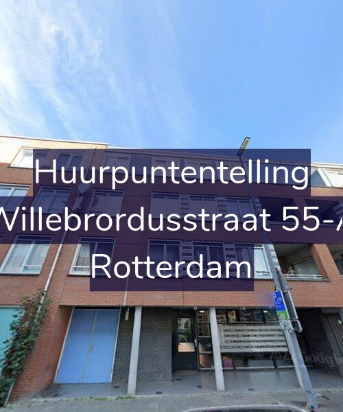 Foto gevel Huurpuntentelling voor Willebrordusstraat 55-A, Rotterdam