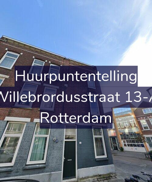 Foto gevel Huurpuntentelling voor Willebrordusstraat 13-A, Rotterdam
