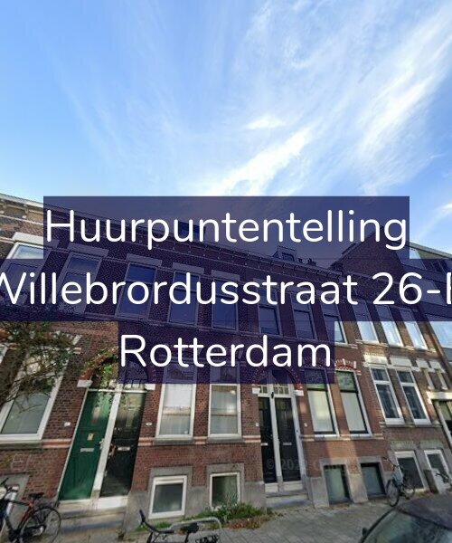 Foto gevel Huurpuntentelling voor Willebrordusstraat 26-B, Rotterdam