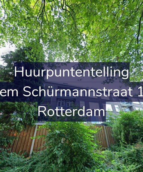 Foto gevel Huurpuntentelling voor Willem Schürmannstraat 19-A, Rotterdam