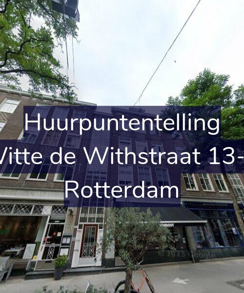 Foto gevel Huurpuntentelling voor Witte de Withstraat 13-B, Rotterdam