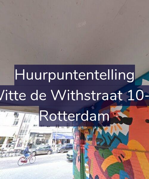 Foto gevel Huurpuntentelling voor Witte de Withstraat 10-B, Rotterdam