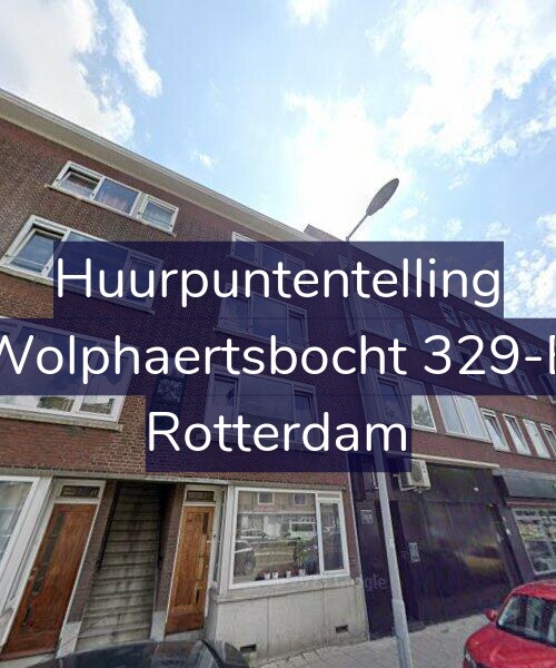 Foto gevel Huurpuntentelling voor Wolphaertsbocht 329-B, Rotterdam