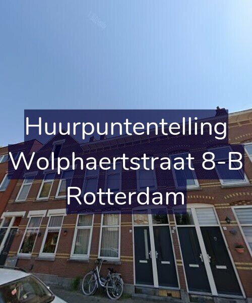 Foto gevel Huurpuntentelling voor Wolphaertstraat 8-B, Rotterdam